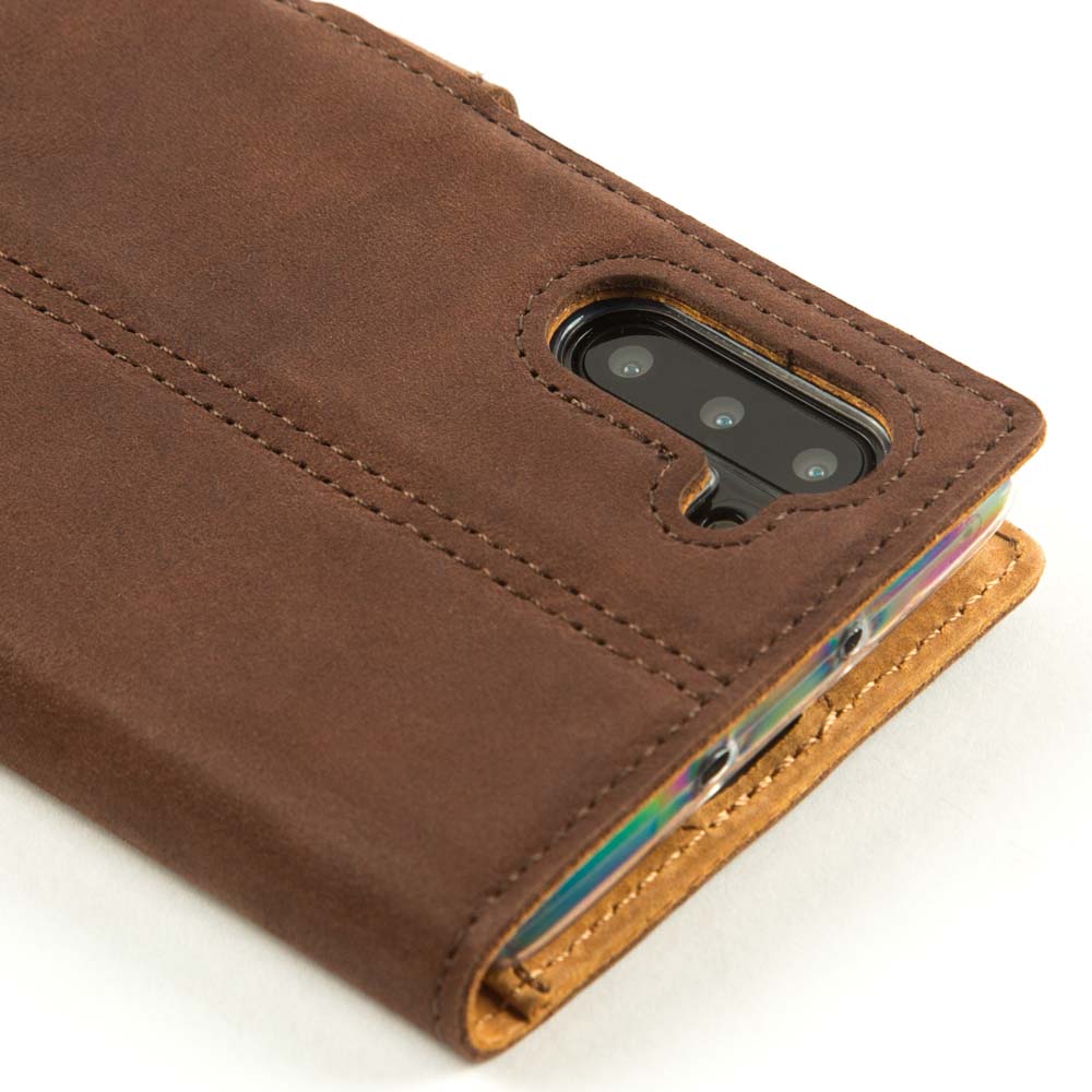 Vintage Lederhülle Braun - Samsung Galaxy Note 10