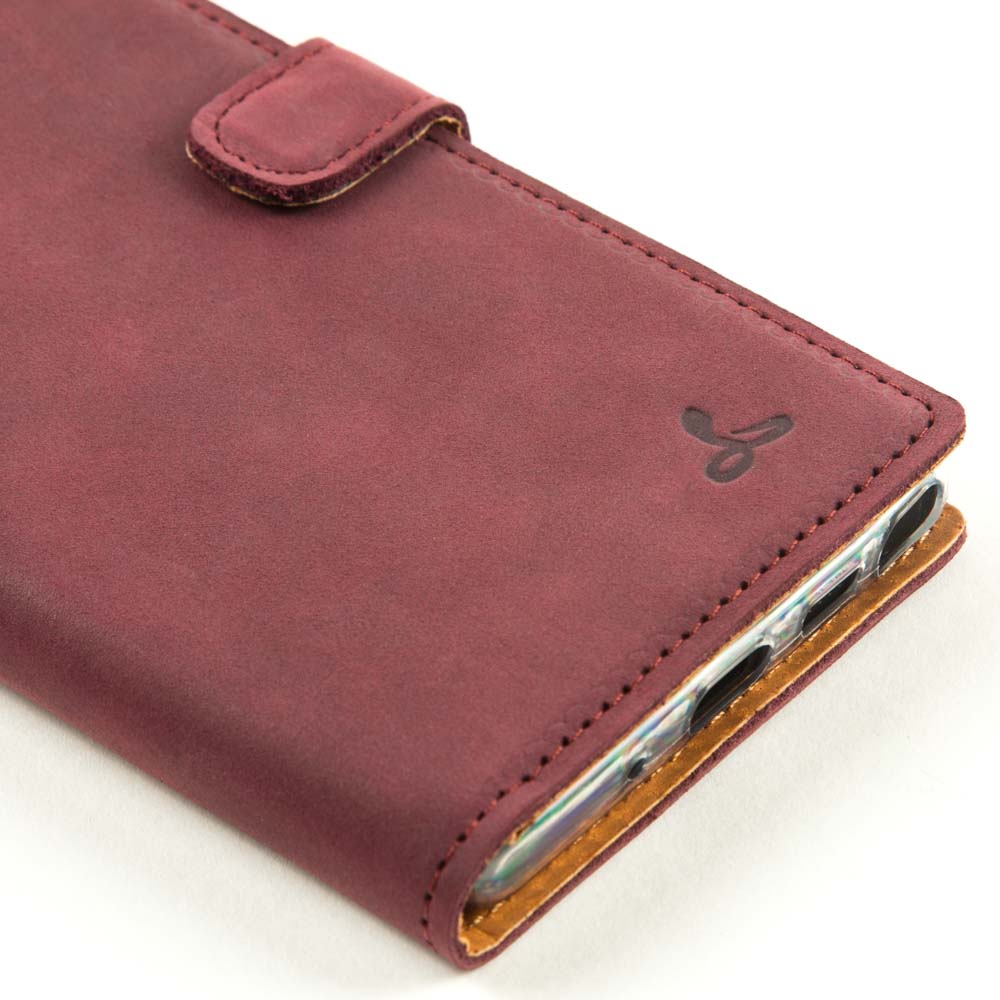 Vintage Lederhülle Lila - Samsung Galaxy Note 10