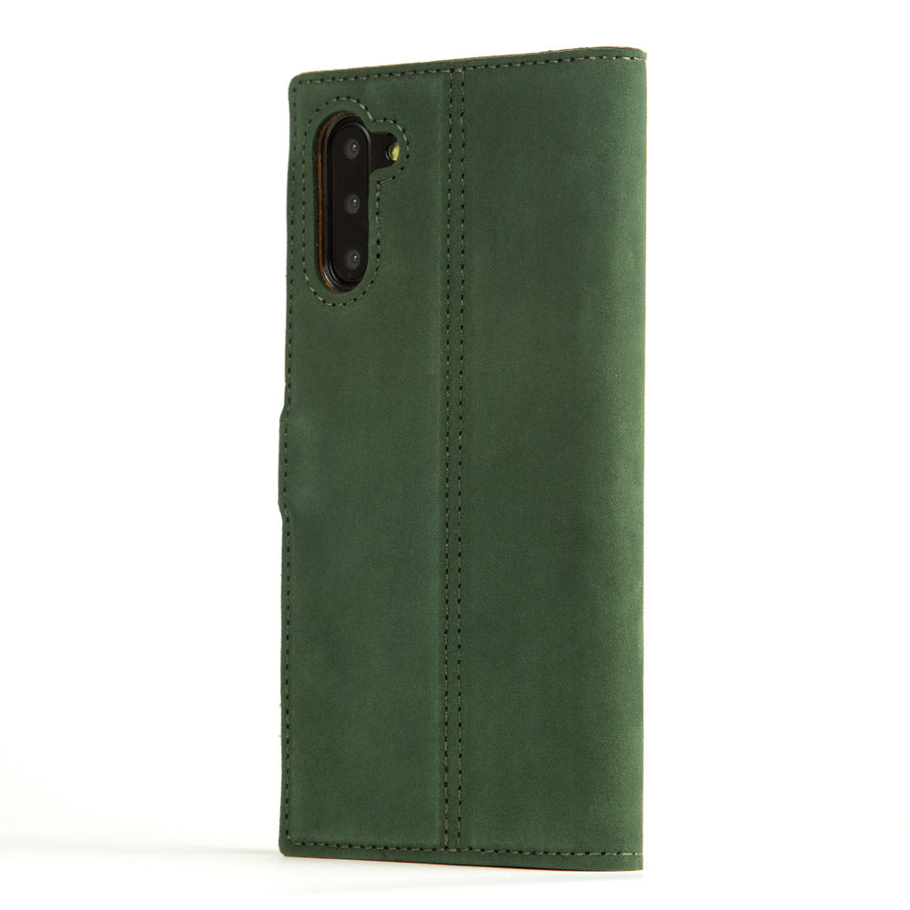 Vintage Lederhülle Grün - Samsung Galaxy Note 10
