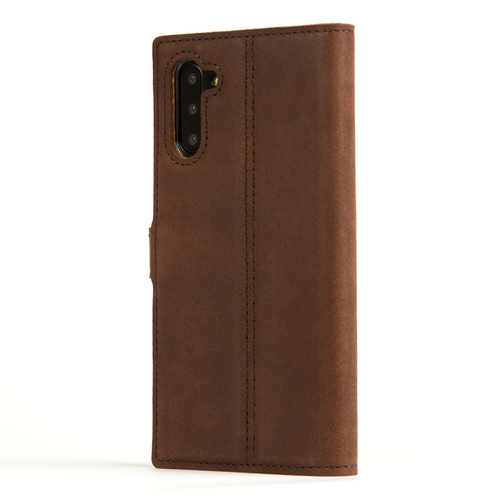 Vintage Lederhülle Braun - Samsung Galaxy Note 10