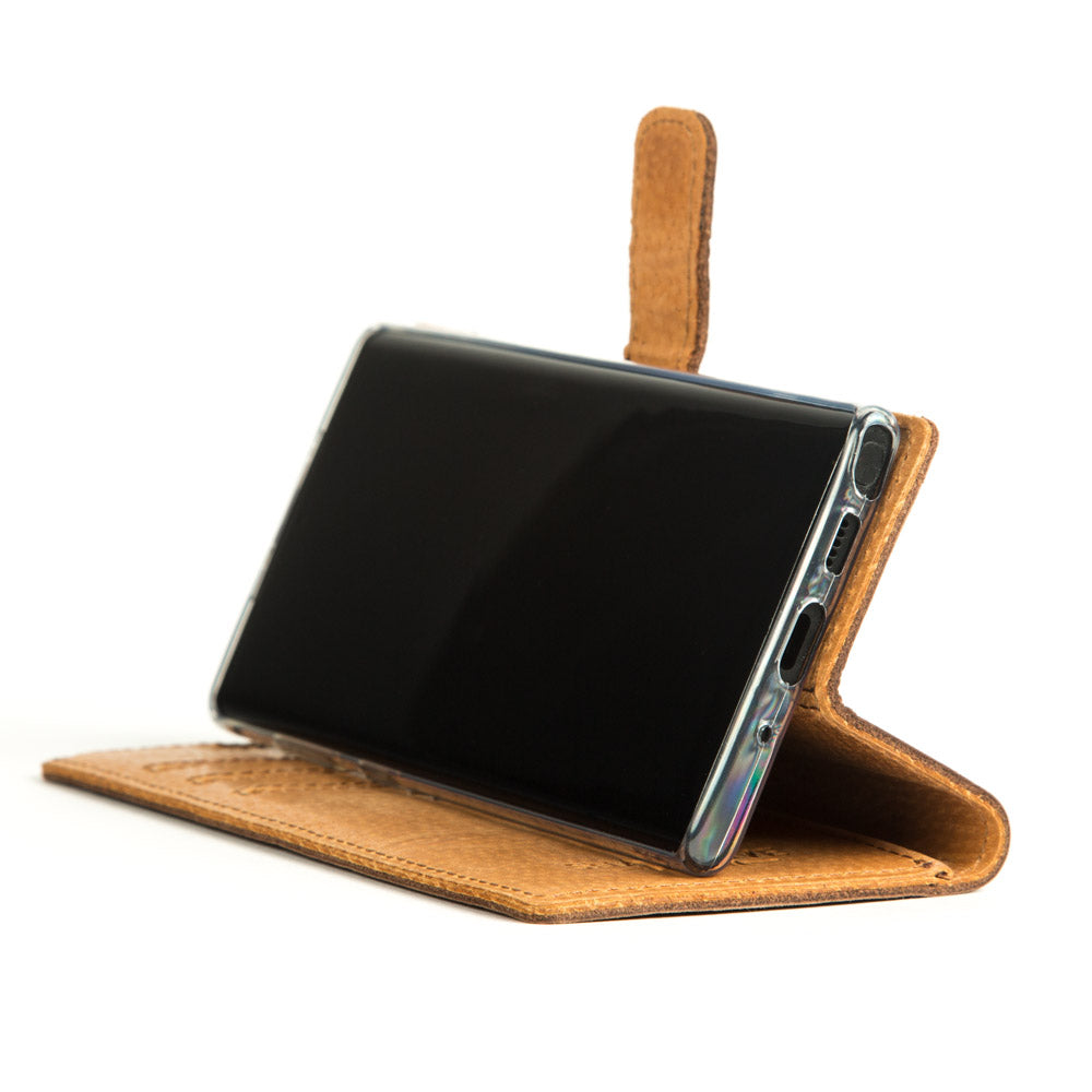 Vintage Lederhülle Braun - Samsung Galaxy Note 10