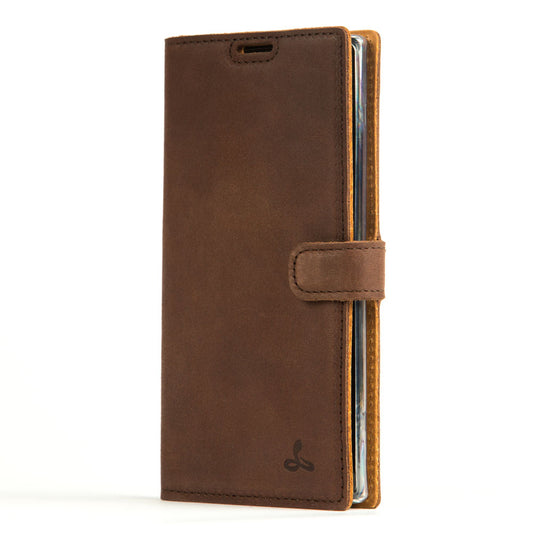 Vintage Lederhülle Braun - Samsung Galaxy Note 10