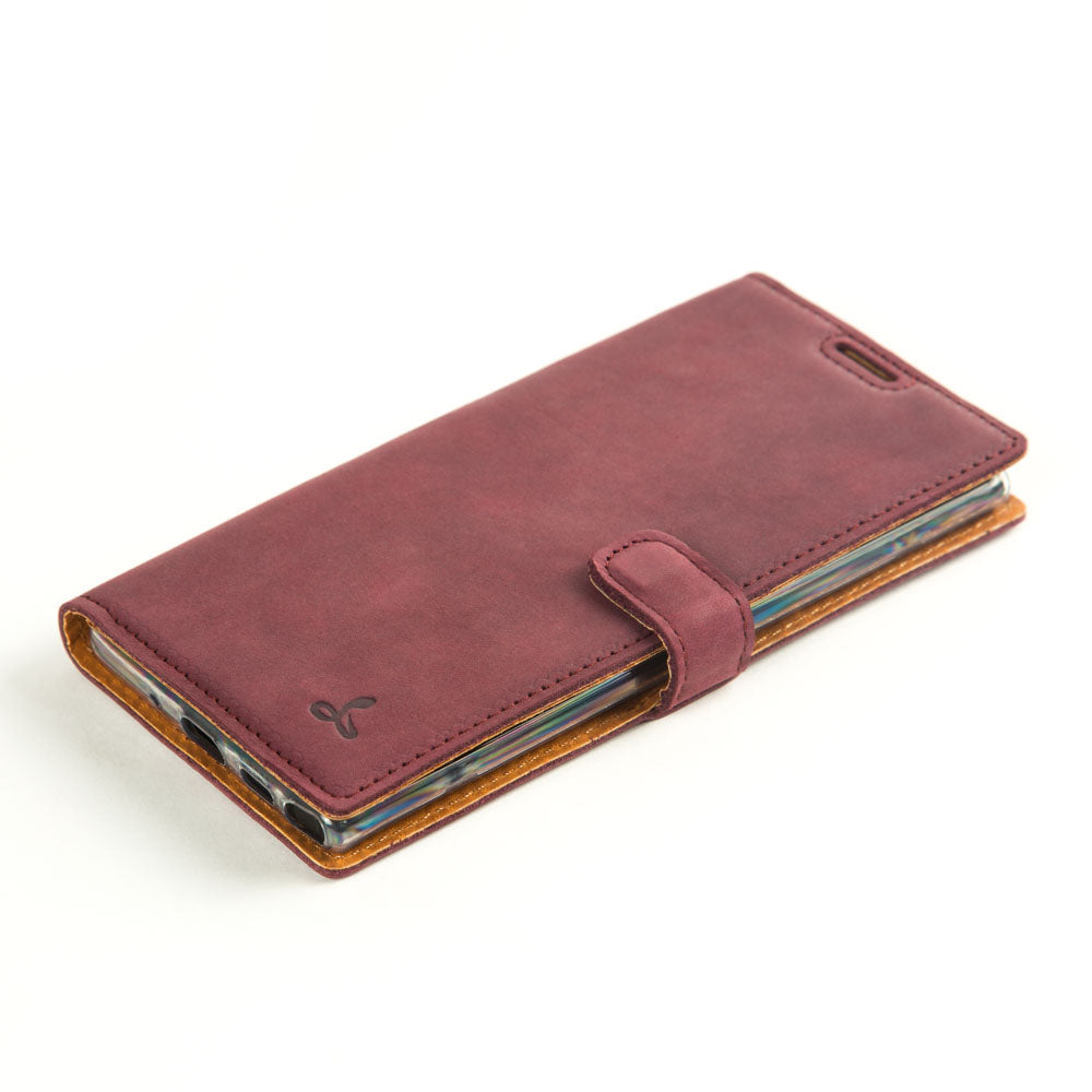 Vintage Lederhülle Lila - Samsung Galaxy Note 10