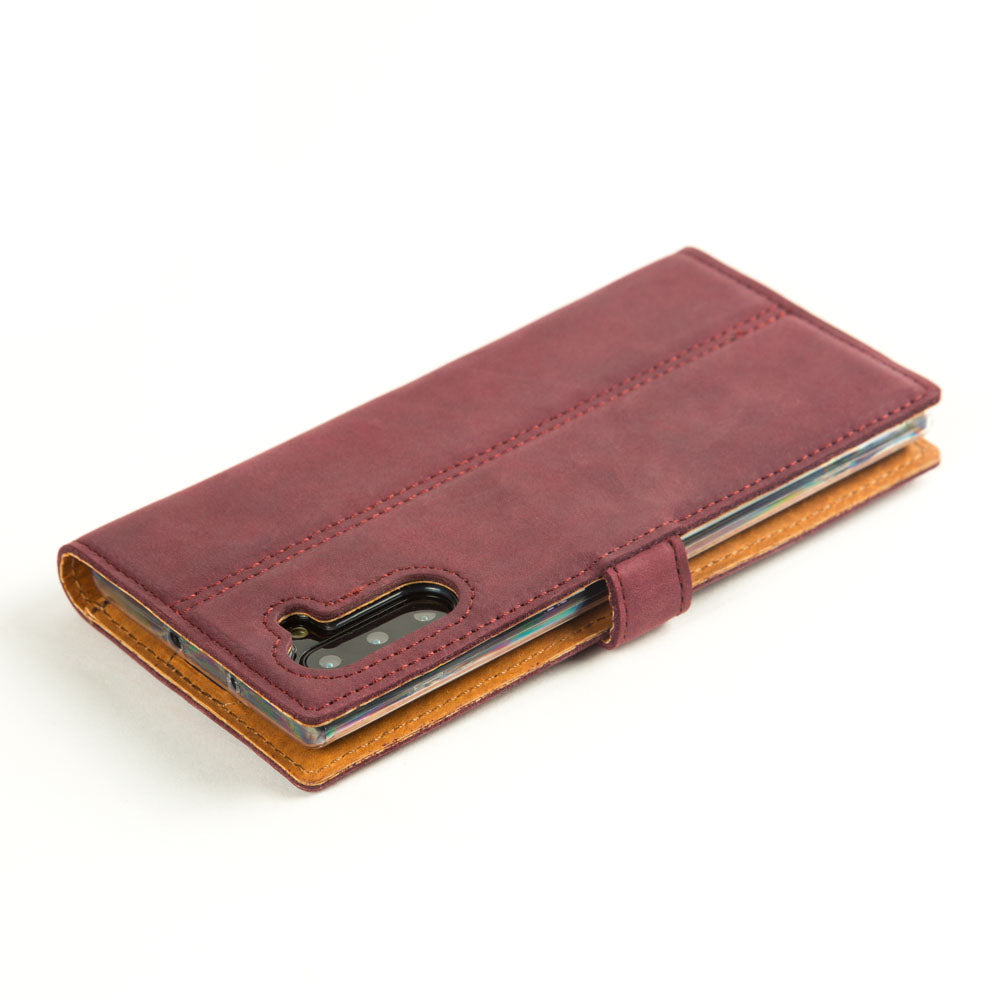 Vintage Lederhülle Lila - Samsung Galaxy Note 10