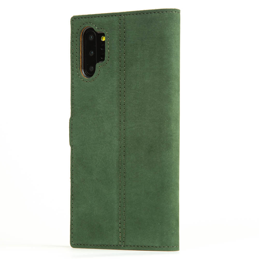 Vintage Lederhülle Grün - Samsung Galaxy Note 10 Plus / 10 Plus 5G