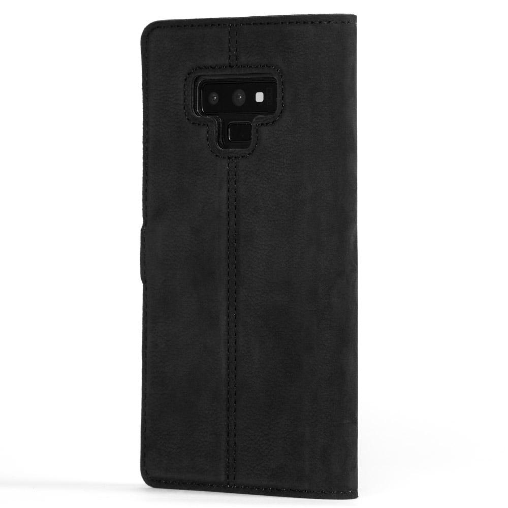 Vintage Lederhülle Schwarz - Samsung Galaxy Note 9