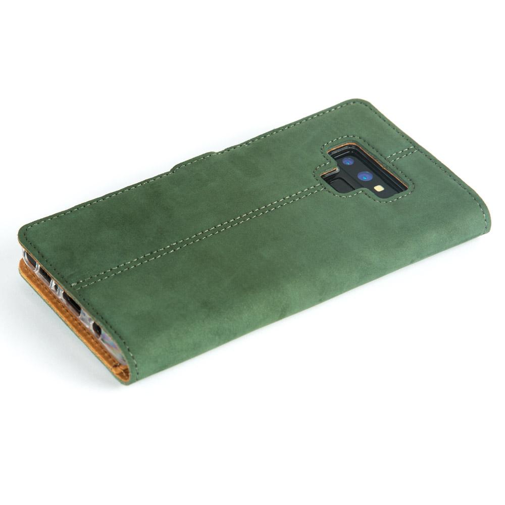 Vintage Lederhülle Grün - Samsung Galaxy Note 9
