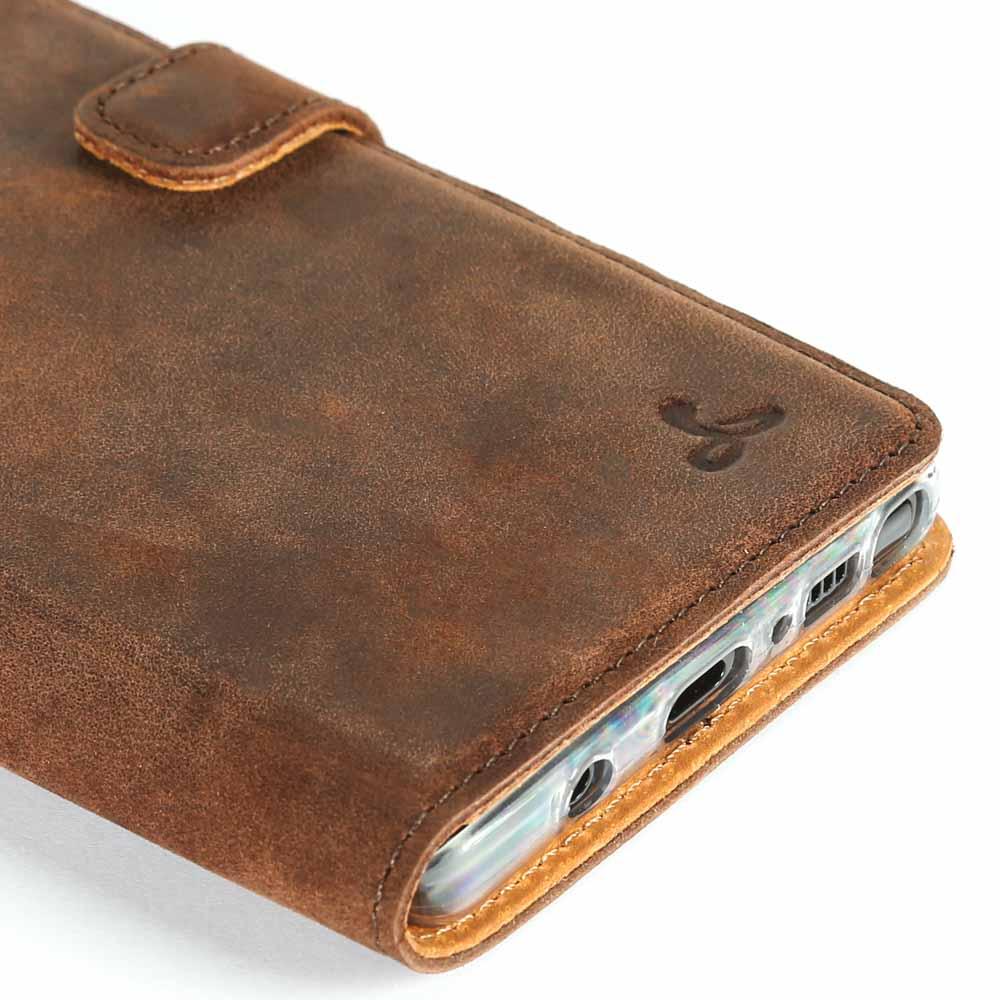 Vintage Lederhülle Braun - Samsung Galaxy Note 9