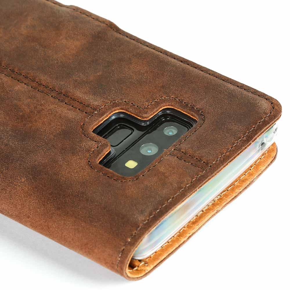 Vintage Lederhülle Braun - Samsung Galaxy Note 9
