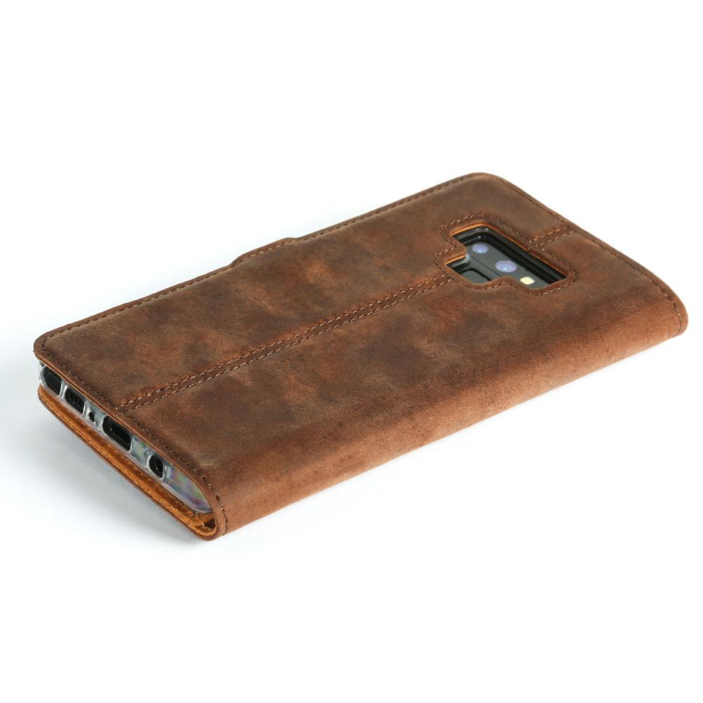 Vintage Lederhülle Braun - Samsung Galaxy Note 9