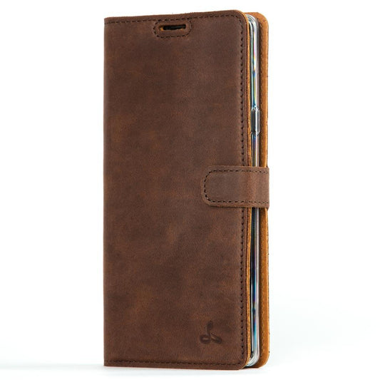 Vintage Lederhülle Braun - Samsung Galaxy Note 9