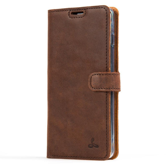 Vintage Lederhülle Braun - Samsung Galaxy S10
