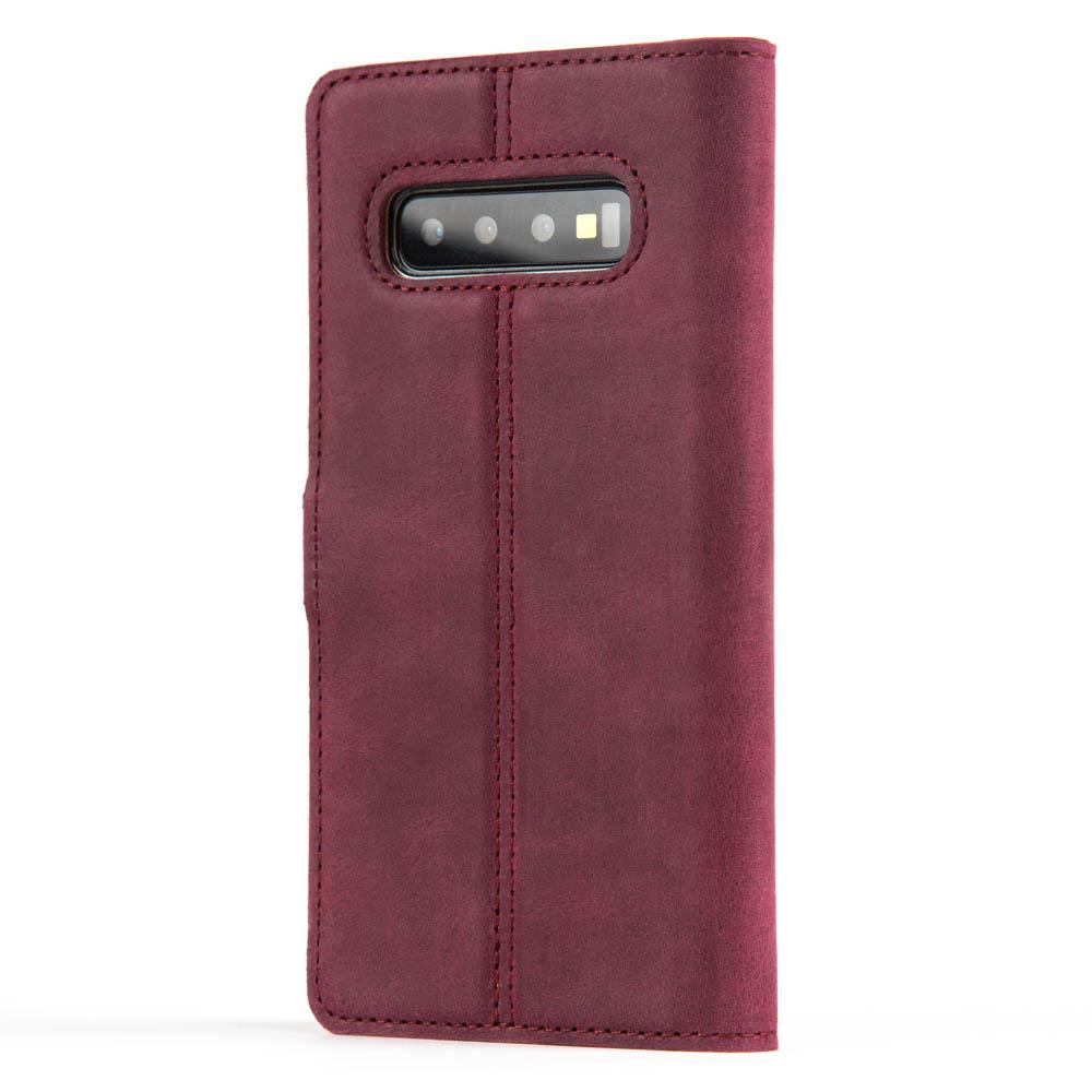 Vintage Lederhülle Lila - Samsung Galaxy S10 Plus