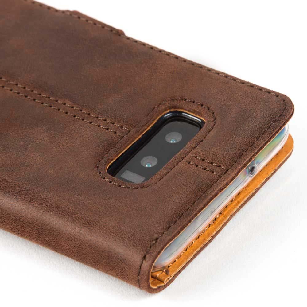 Vintage Lederhülle Braun - Samsung Galaxy S10e