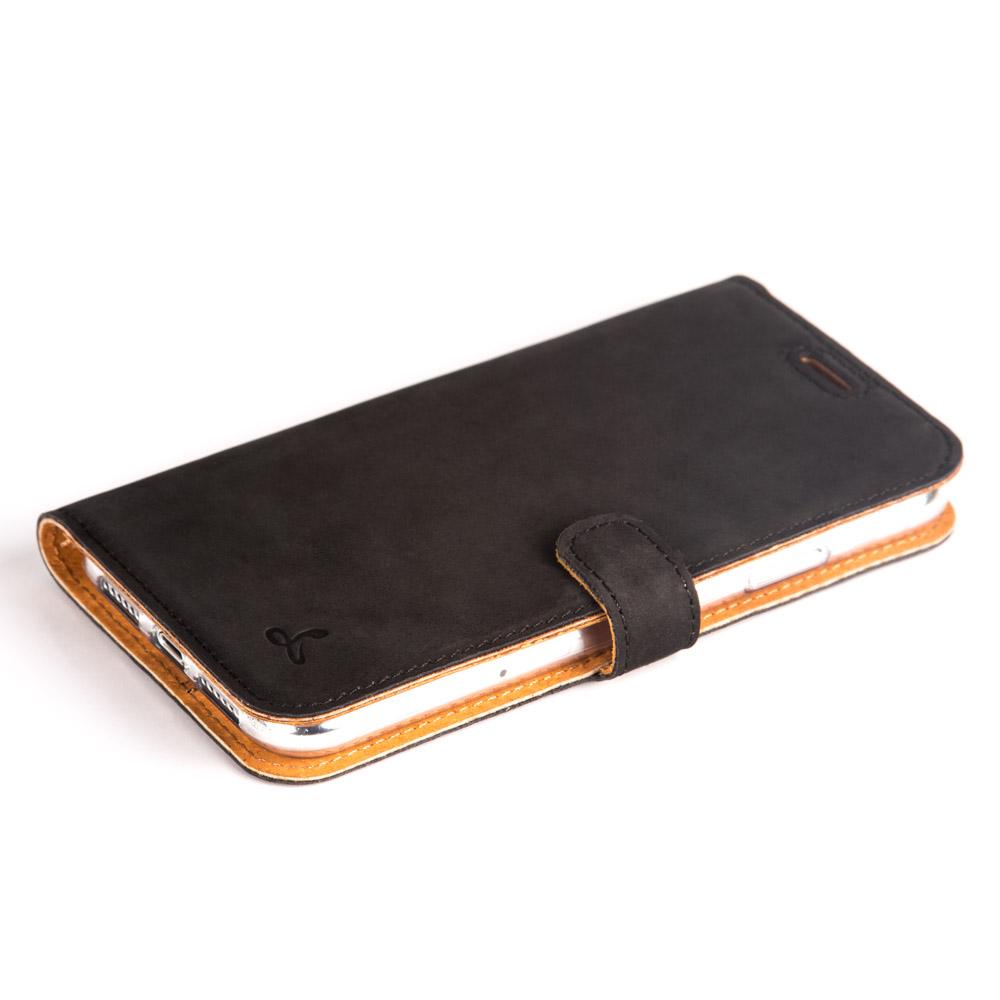 Vintage Lederhülle Schwarz - Apple iPhone XR
