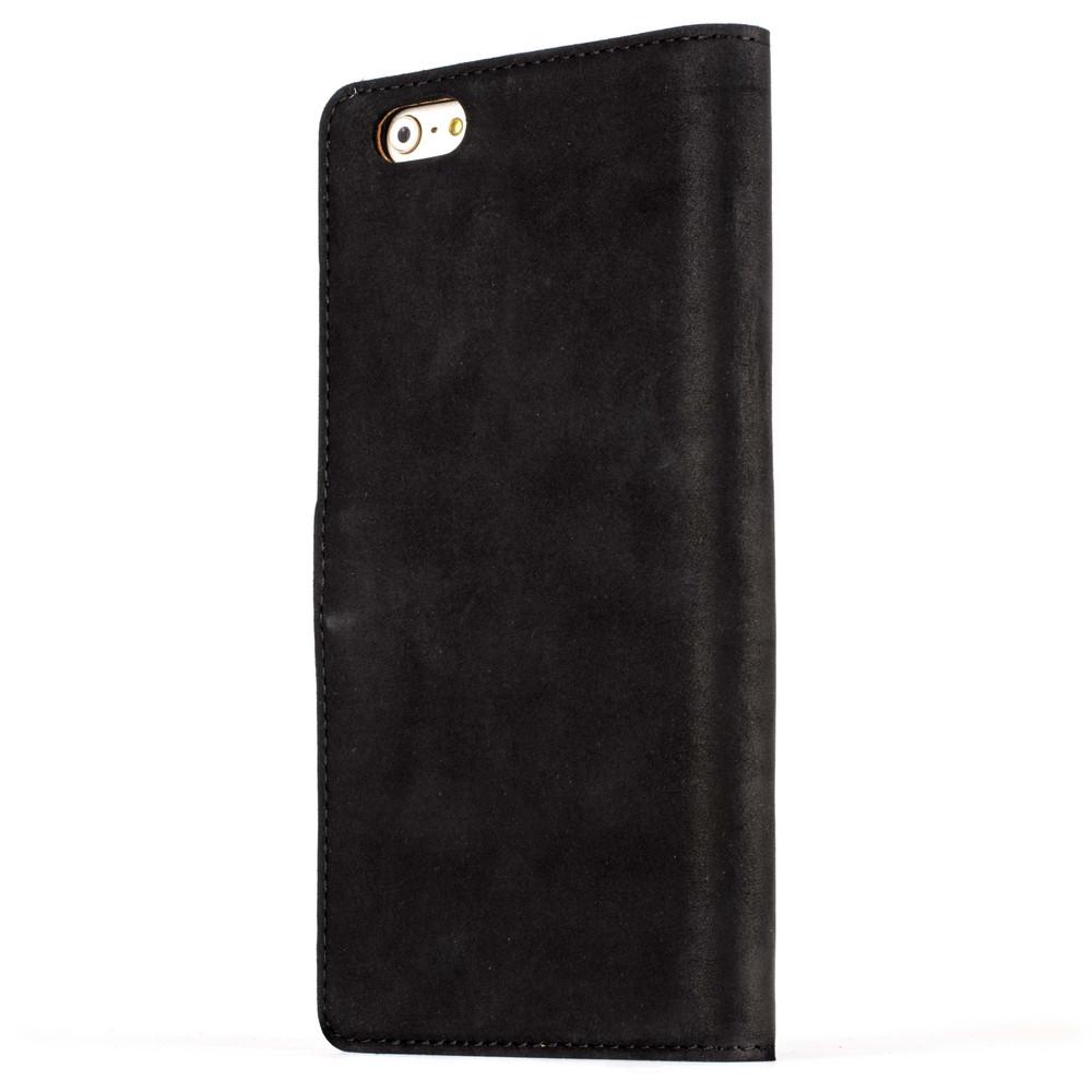 Vintage Black Leather Wallet - Apple iPhone 6 Plus/6S Plus - Snakehive