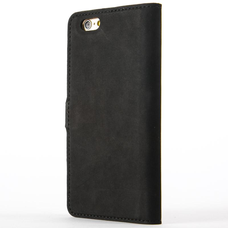 Vintage Black Leather Wallet - Apple iPhone 6/6S (4.7") - Snakehive