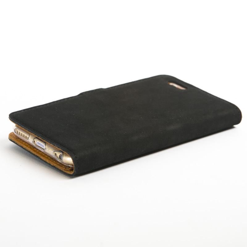 Vintage Black Leather Wallet - Apple iPhone 6/6S (4.7") - Snakehive