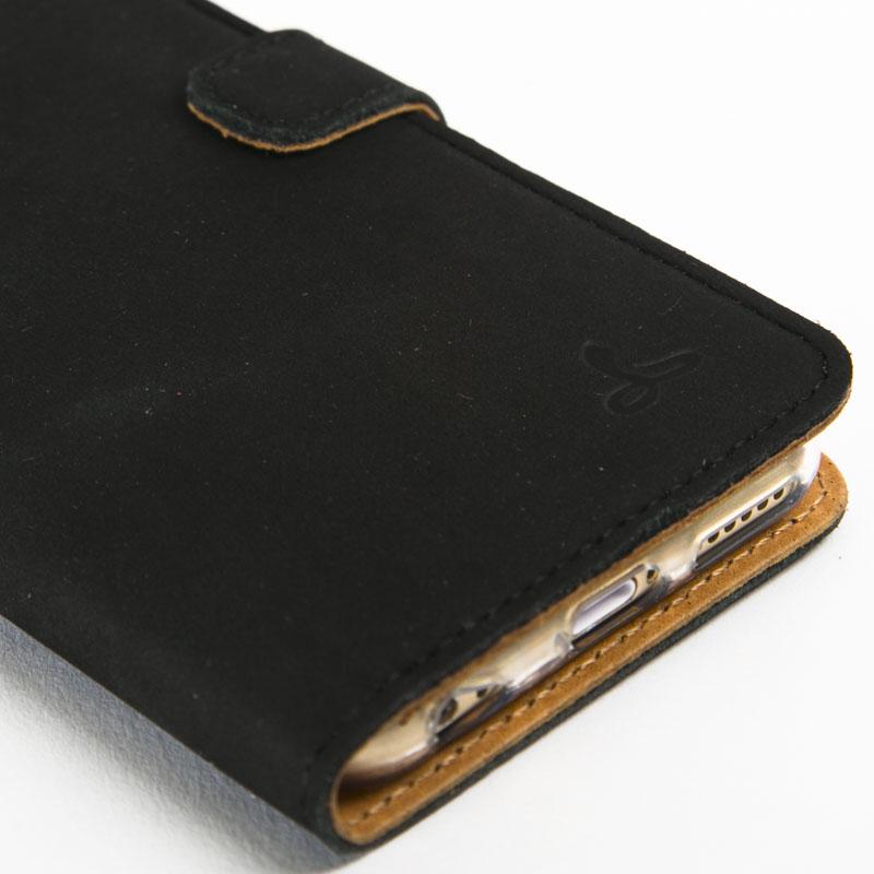 Vintage Black Leather Wallet - Apple iPhone 6/6S (4.7") - Snakehive