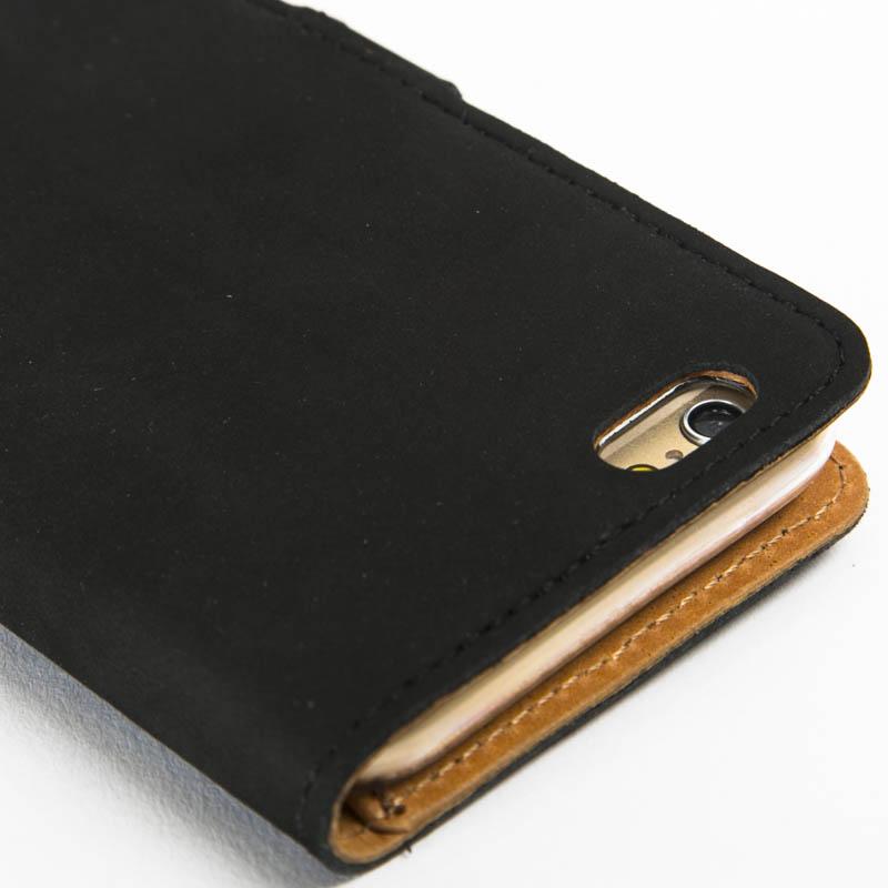 Vintage Black Leather Wallet - Apple iPhone 6/6S (4.7") - Snakehive
