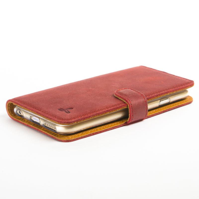 Vintage Burgundy Leather  Wallet - Apple iPhone 6/6S (4.7") - Snakehive