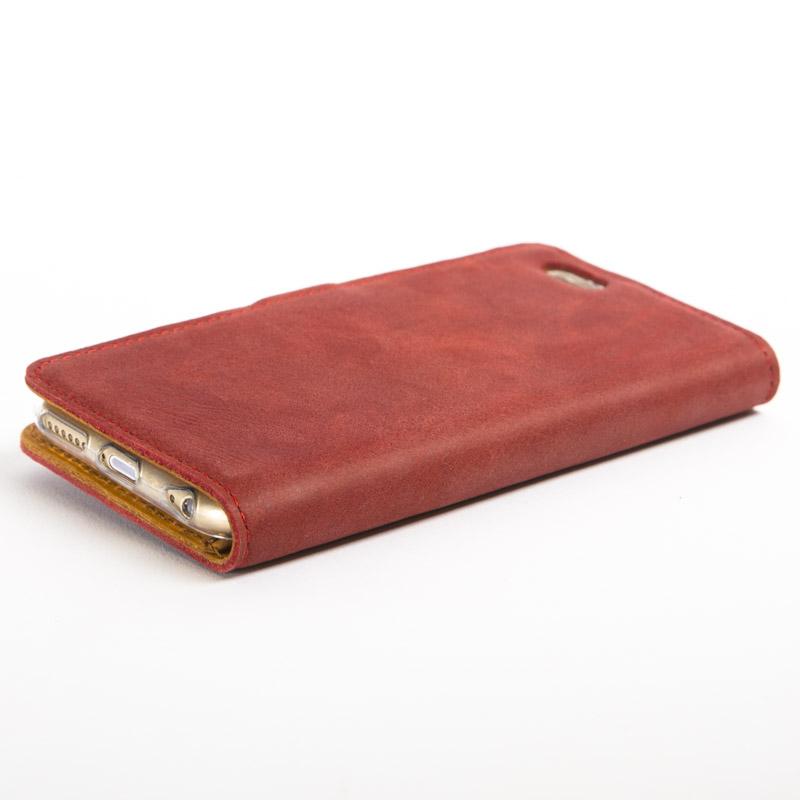 Vintage Burgundy Leather  Wallet - Apple iPhone 6/6S (4.7") - Snakehive