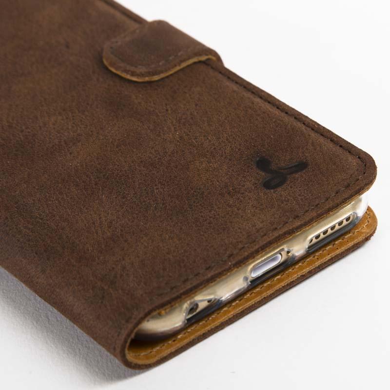 Vintage Chestnut Brown Leather  Wallet - Apple iPhone 6/6S (4.7") - Snakehive