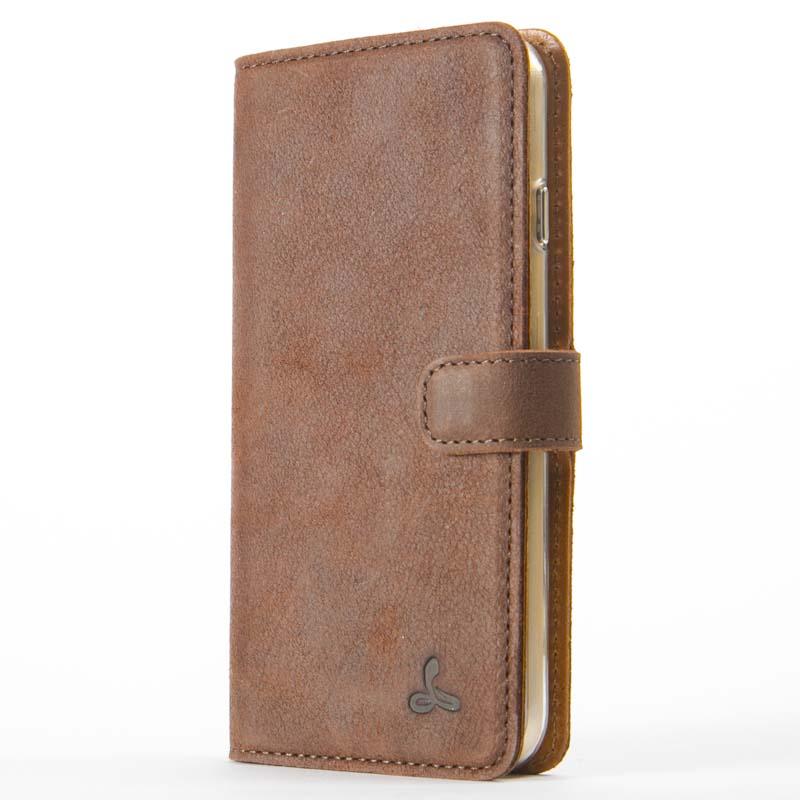 Vintage Chestnut Brown Leather  Wallet - Apple iPhone 6/6S (4.7") - Snakehive