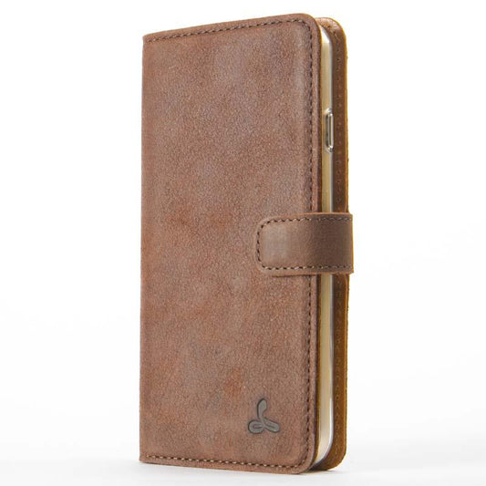 Vintage Chestnut Brown Leather  Wallet - Apple iPhone 6/6S (4.7") - Snakehive