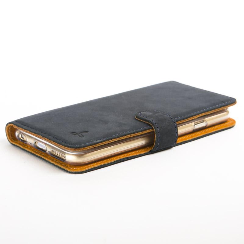 Vintage Navy Leather  Wallet - Apple iPhone 6/6S (4.7") - Snakehive