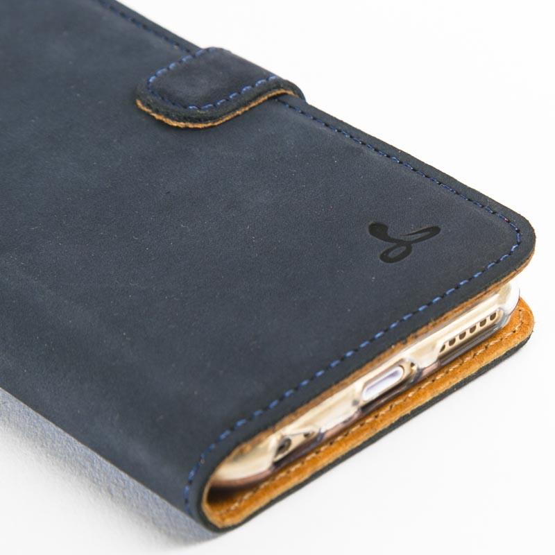 Vintage Navy Leather  Wallet - Apple iPhone 6/6S (4.7") - Snakehive