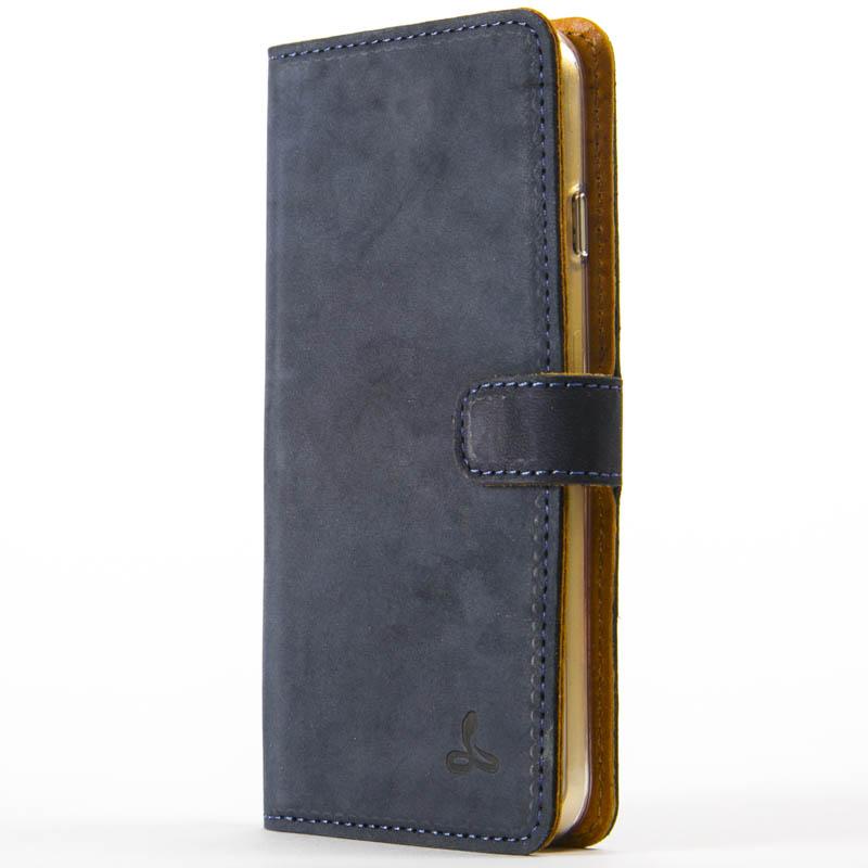 Vintage Navy Leather  Wallet - Apple iPhone 6/6S (4.7") - Snakehive