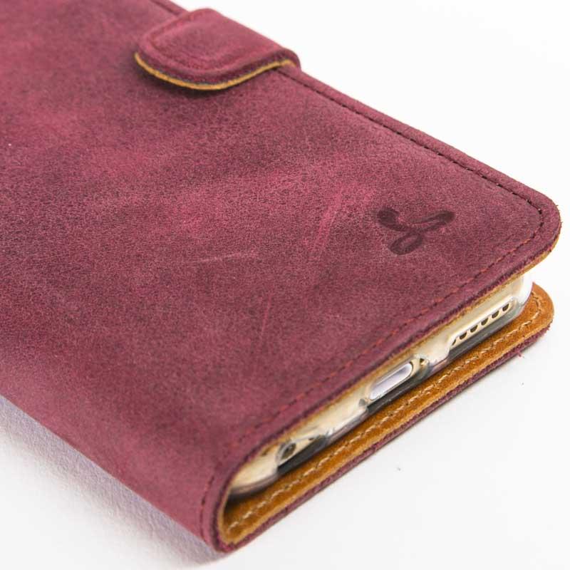 Vintage Plum Leather  Wallet - Apple iPhone 6/6S (4.7") - Snakehive