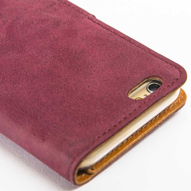 Vintage Plum Leather  Wallet - Apple iPhone 6/6S (4.7") - Snakehive