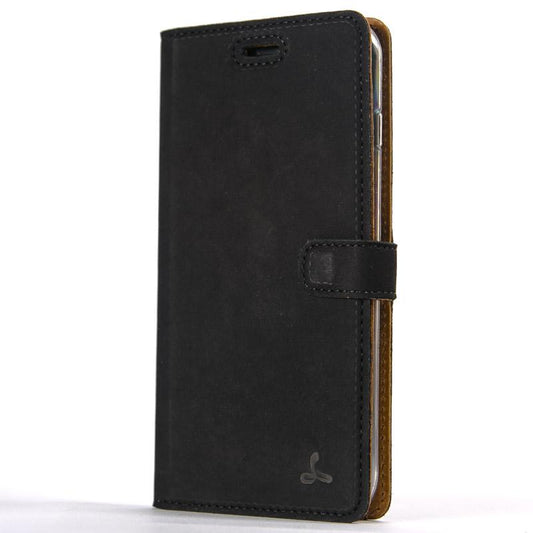 Vintage Black Leather Wallet - Apple iPhone 7 Plus - Snakehive