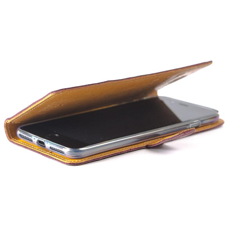 Vintage Bottle Green Leather Wallet - Apple iPhone 7 Plus - Snakehive