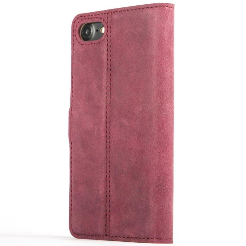 Vintage Plum Leather Wallet - Apple iPhone 7 - Snakehive