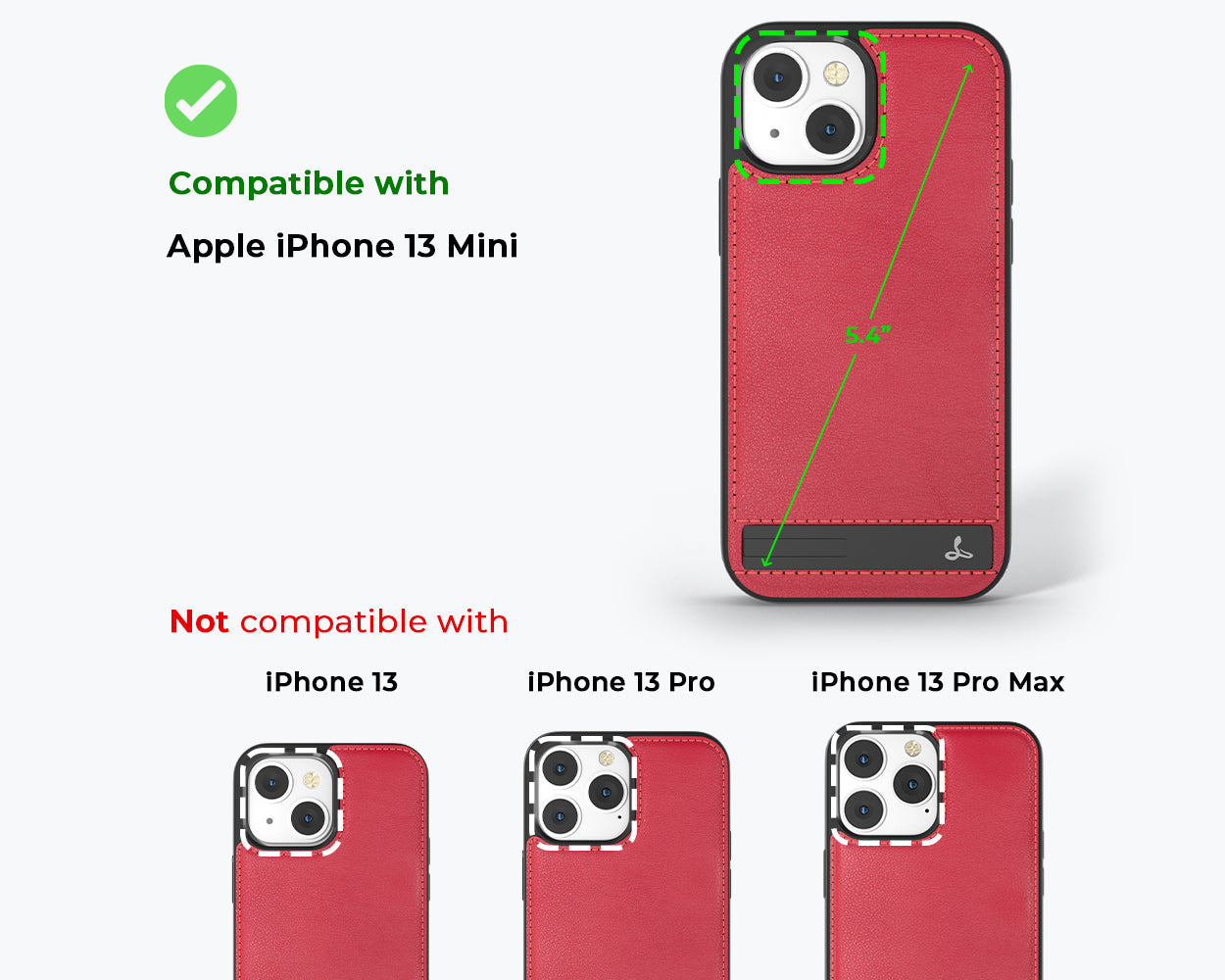 Metro Leder Case - Apple iPhone 13 Mini