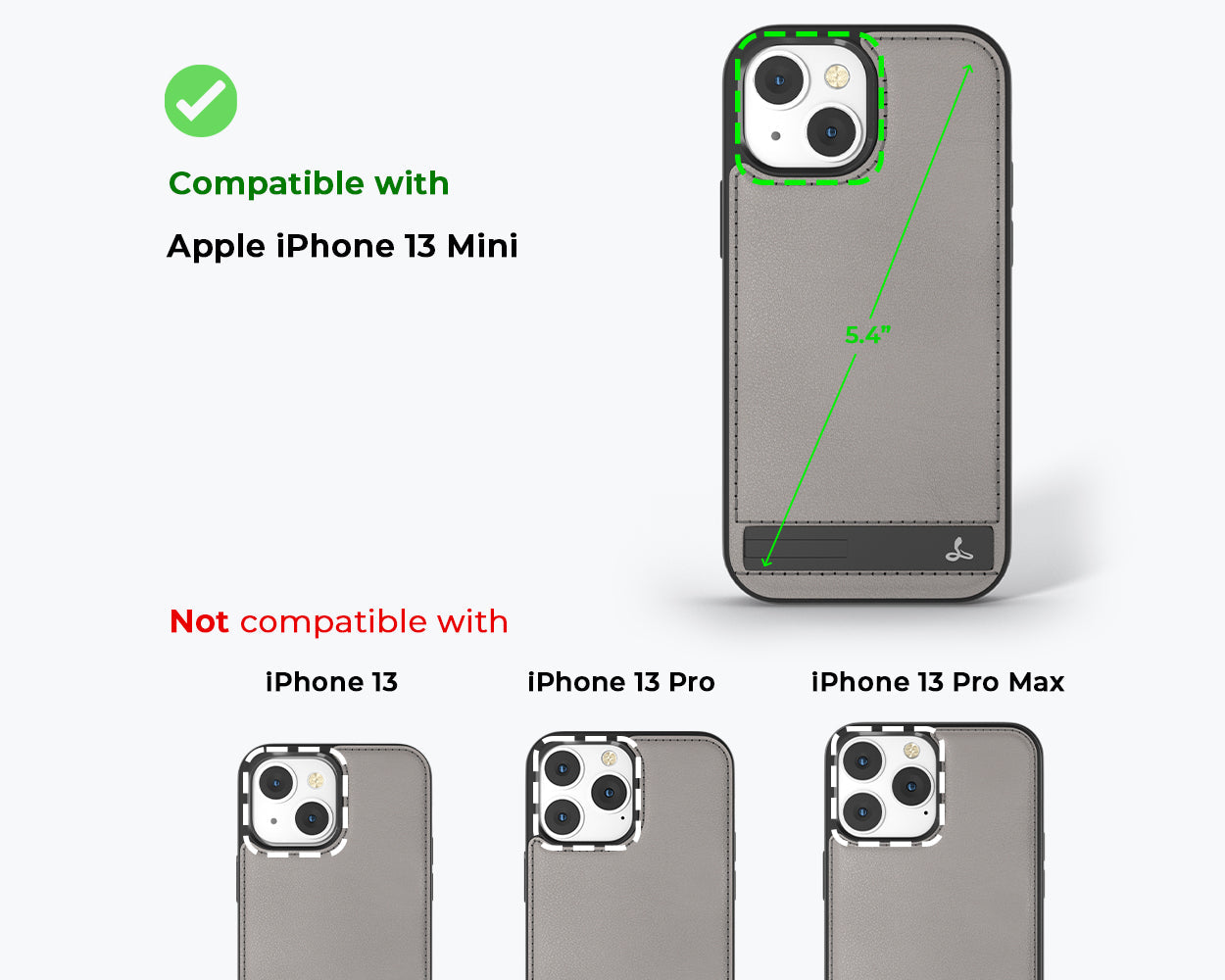 Metro Leder Case - Apple iPhone 13 Mini