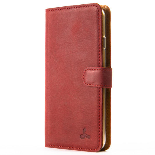 Vintage Burgundy Leather  Wallet - Apple iPhone 6/6S (4.7") - Snakehive