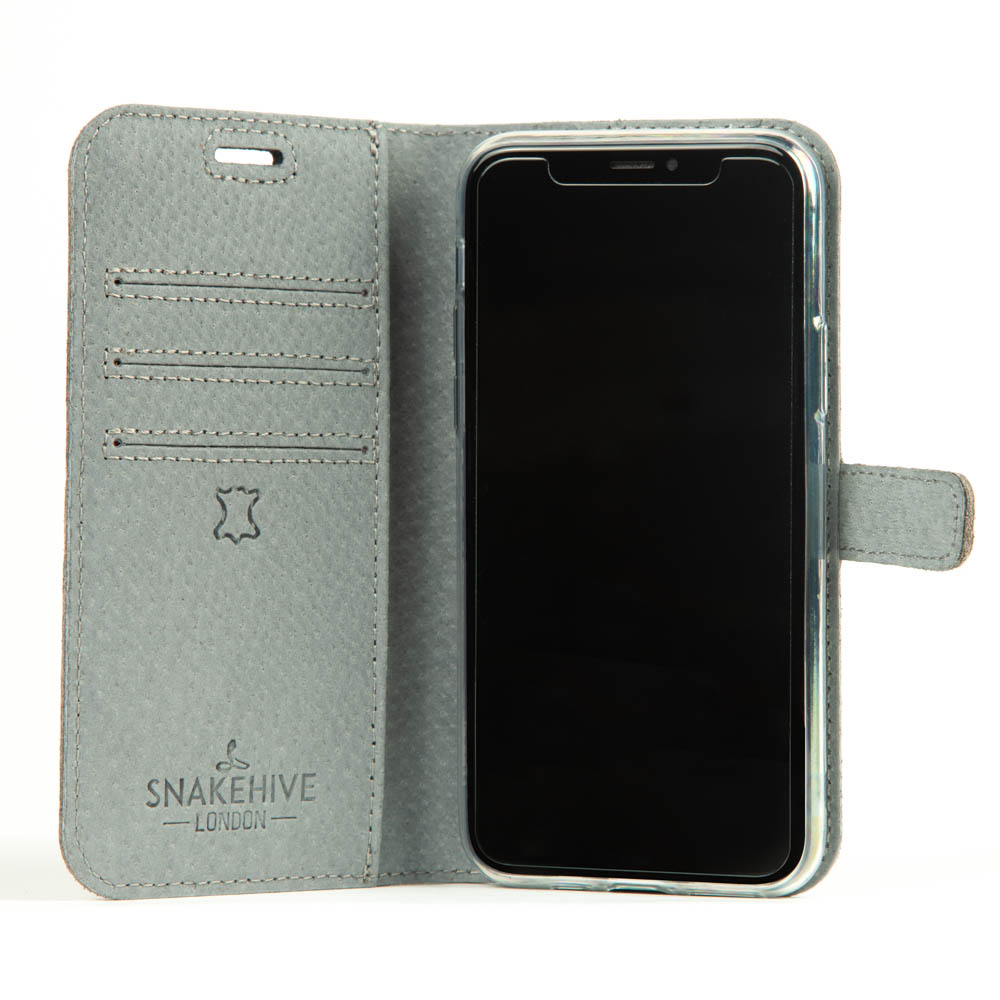 Vintage Lederhülle Türkis - Apple iPhone XR