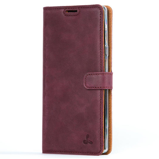 Vintage Lederhülle Lila - Samsung Galaxy Note 9