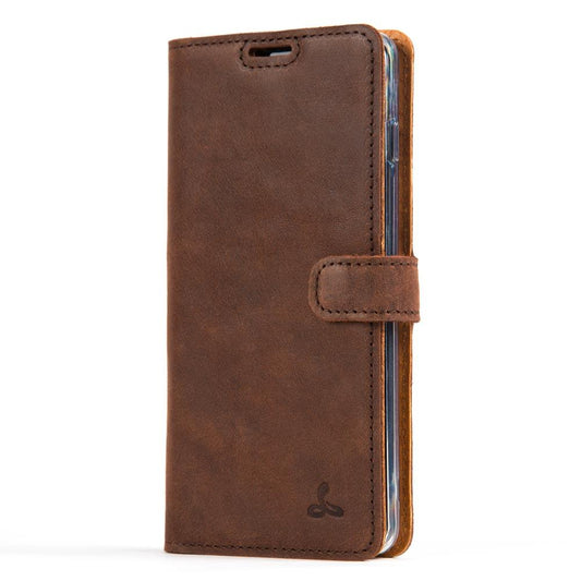 Vintage Lederhülle Braun - Samsung Galaxy S10e